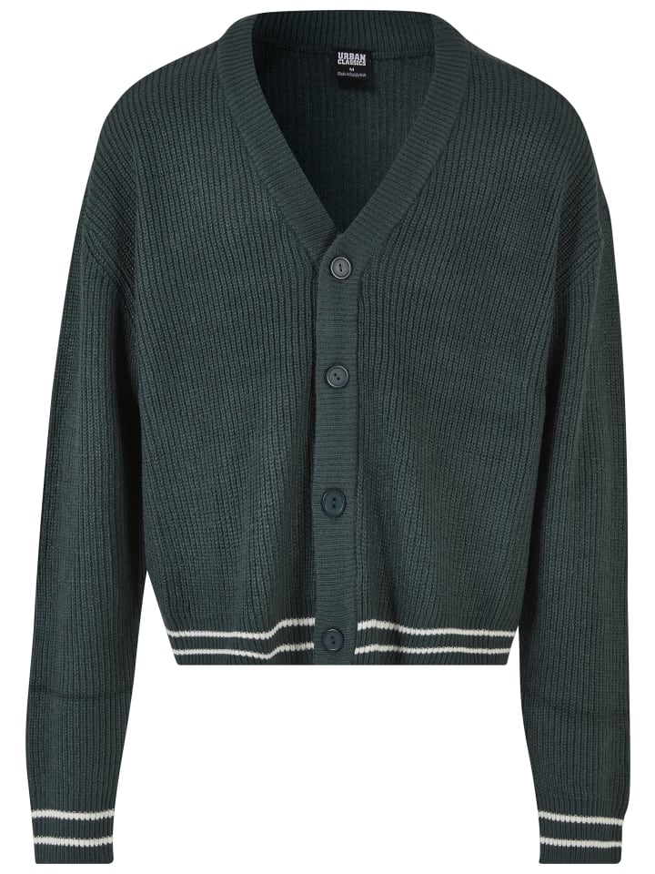 Cardigan in bottlegreen
