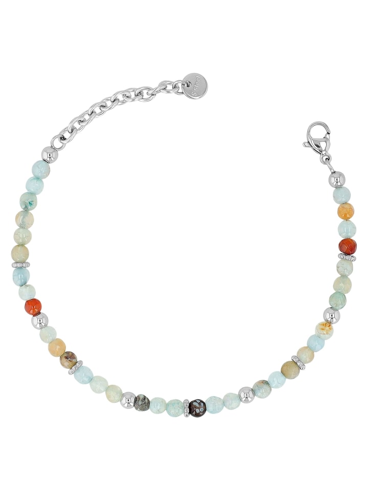 Damen Armband aus Edelstahl 17 cm in silber