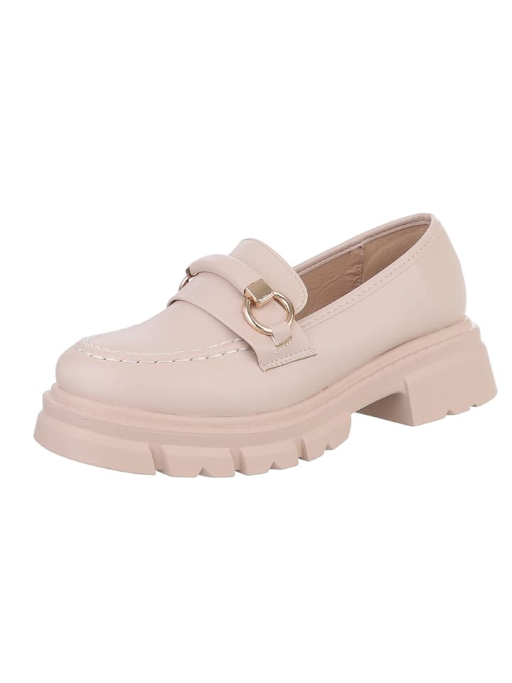 Halbschuh in Beige