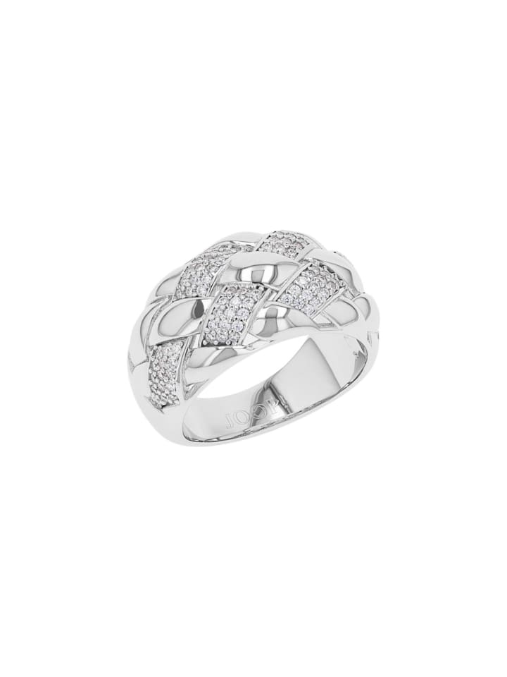 Ring Silber 925, rhodiniert in Silber