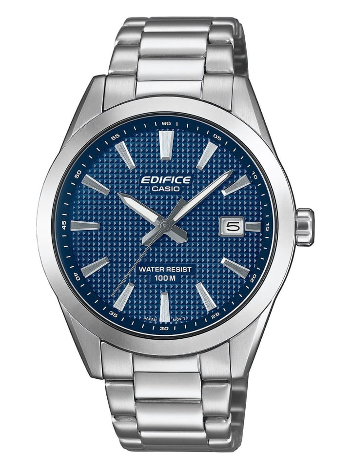 Herrenuhr Edelstahl Blau