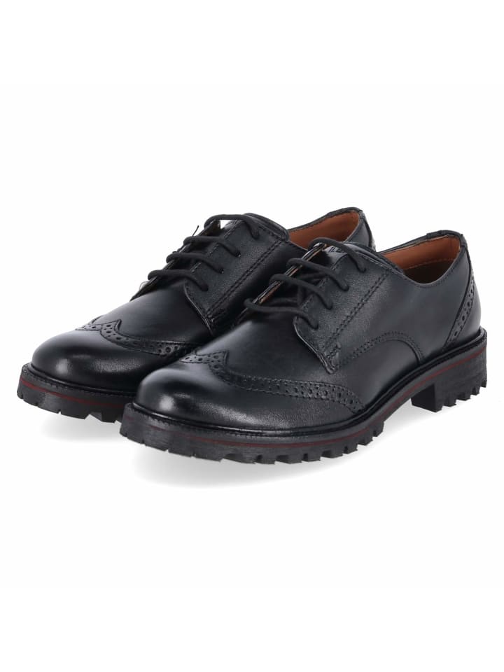 Halbschuhe in schwarz