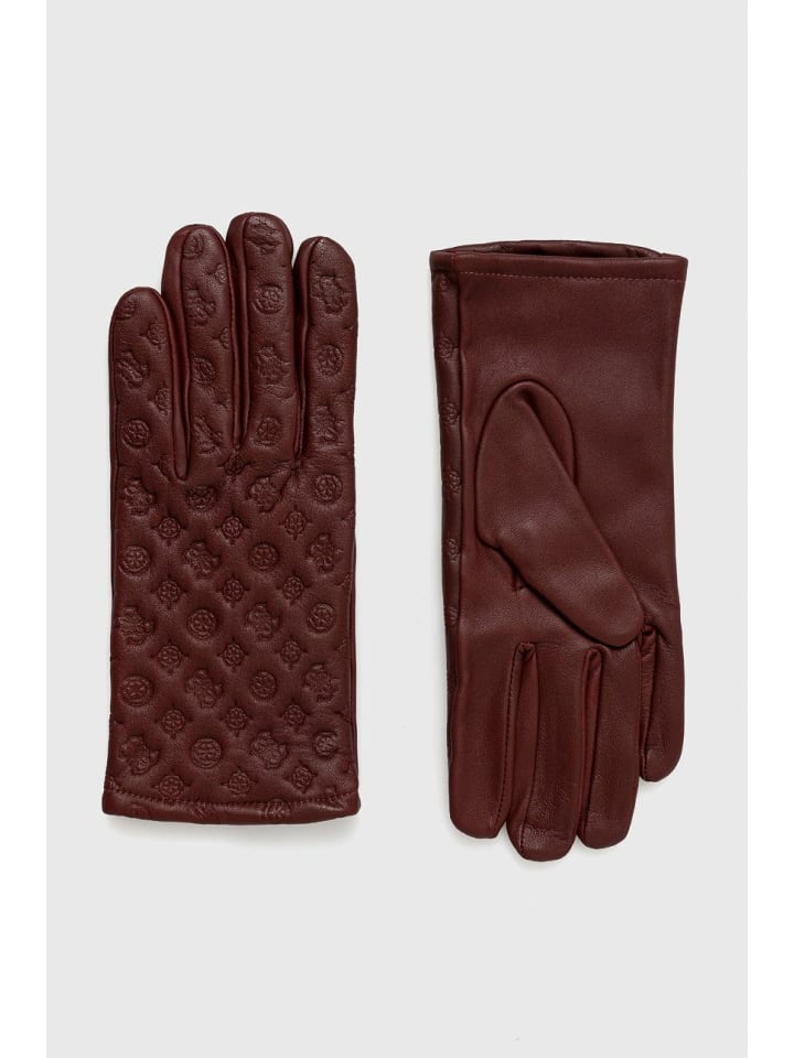 Handschuhe für Damen in bordeaux