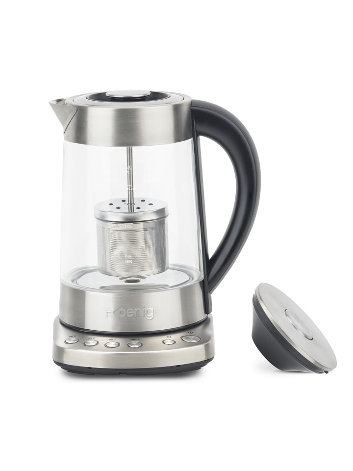 Wasserkocher mit Teefilter TI700 in Silber