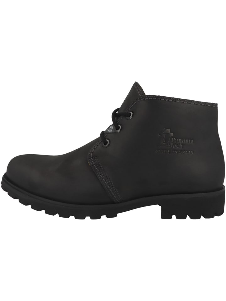 Schnürboots Bota Panama in schwarz