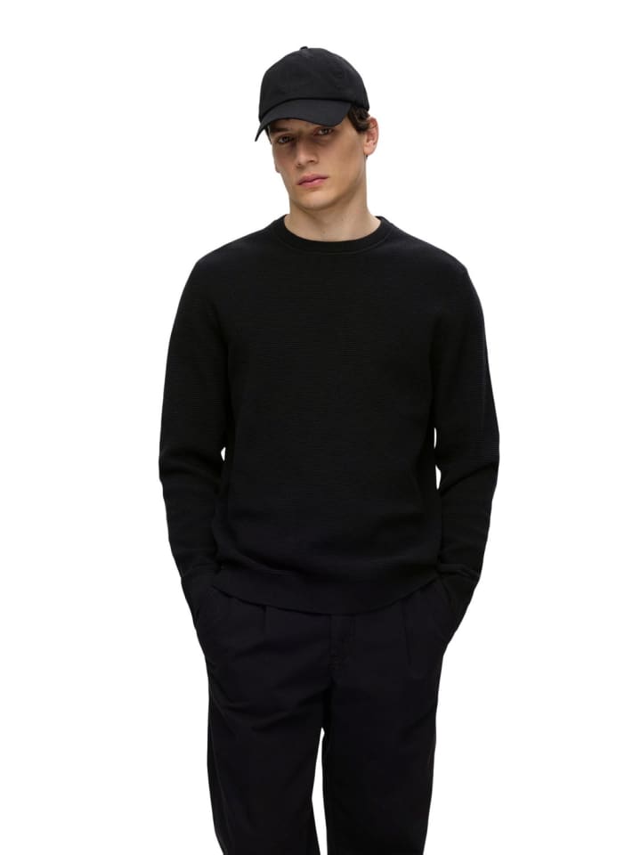 Pullover SLHROSS in Schwarz