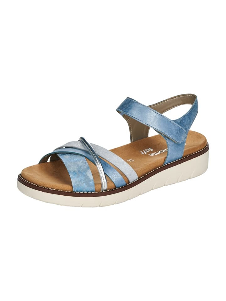 Komfort Sandalen in Blau