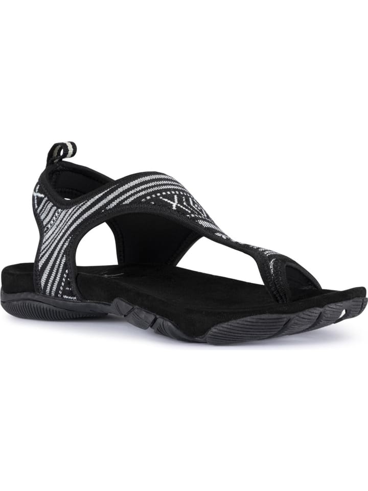Sandale "Beachie" in Schwarz