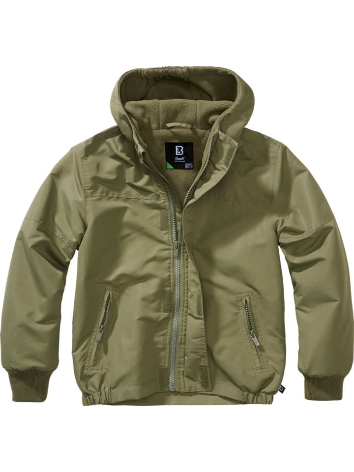 Kinder Funktionsjacke "Kids Frontzip Windbreaker" in Grün