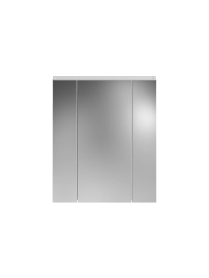 Spiegelschrank inkl. Bel. in weiß/Spiegelglas - (B) 60 x (H) 71 x (T) 19