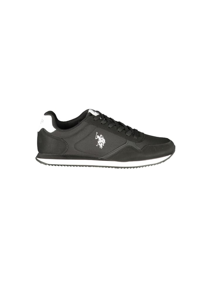 Schwarz Polyurethan Herren Sneaker