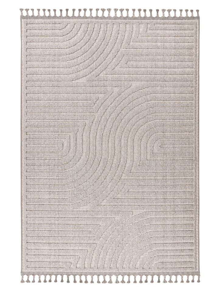 Wohnzimmer Teppich – Kurzflorteppich Reef 225 in silber