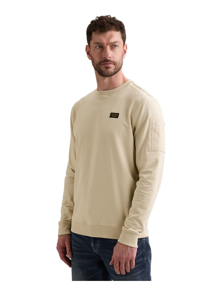 Sweatshirt CREWNECK AMERICAN CLASSIC in Weiß