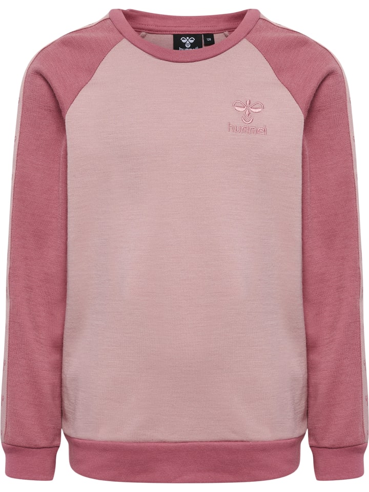 Sweatshirt Raglanärmel Hmlwulbato Mädchen in WOODROSE