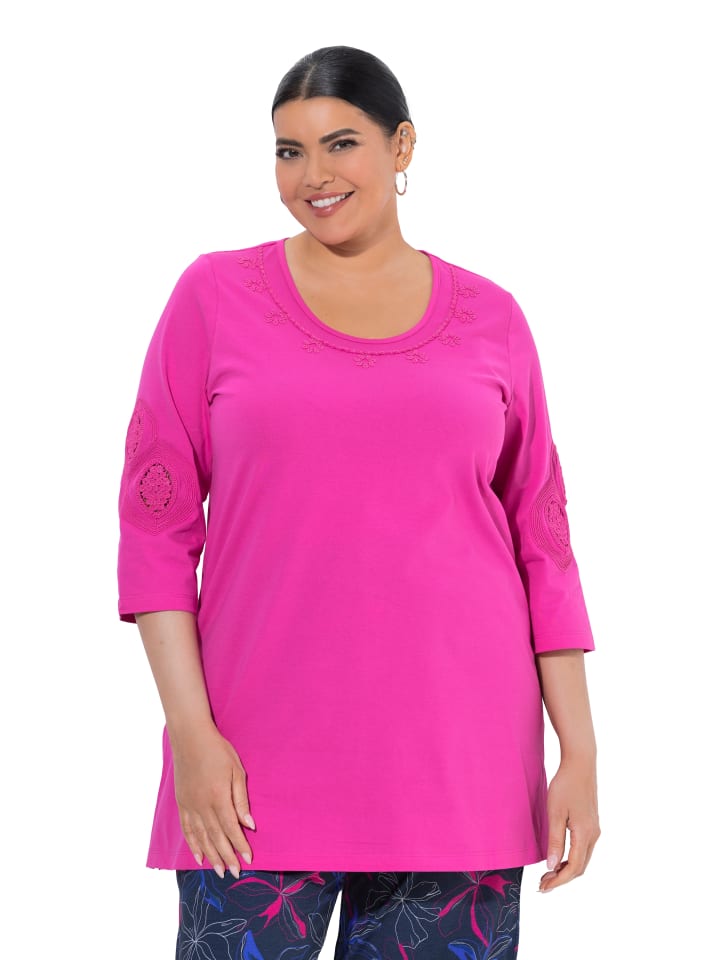 Longshirt in helles fuchsia