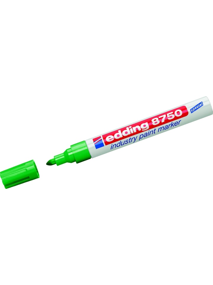 Glanzlack-Marker edding 8750 industry paint marker grün