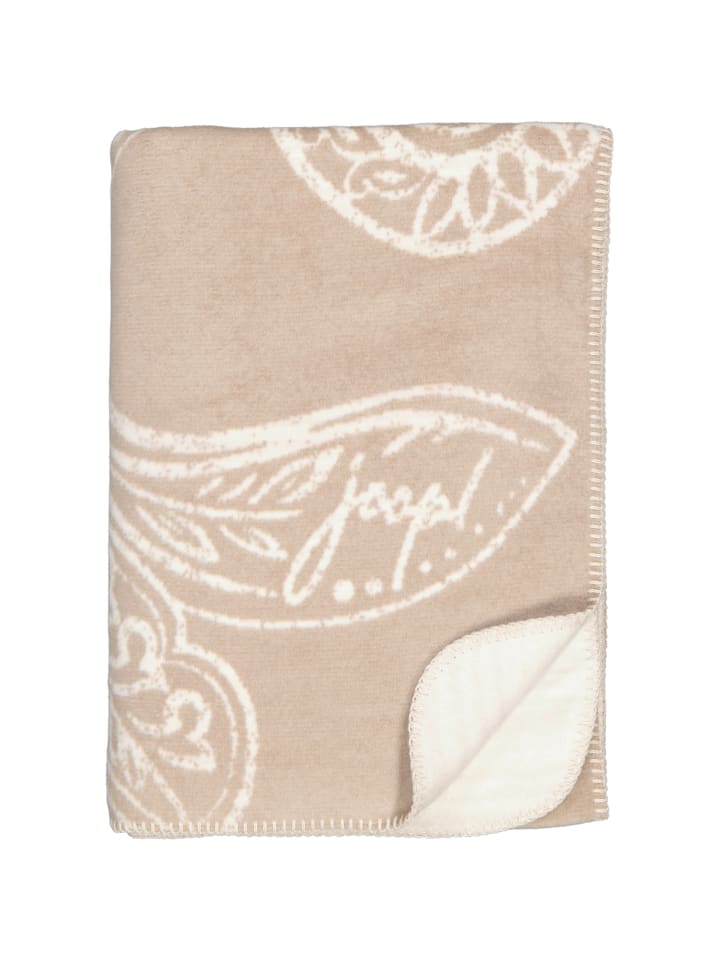 JOOP! Wohndecken Paisley Taupe in Taupe