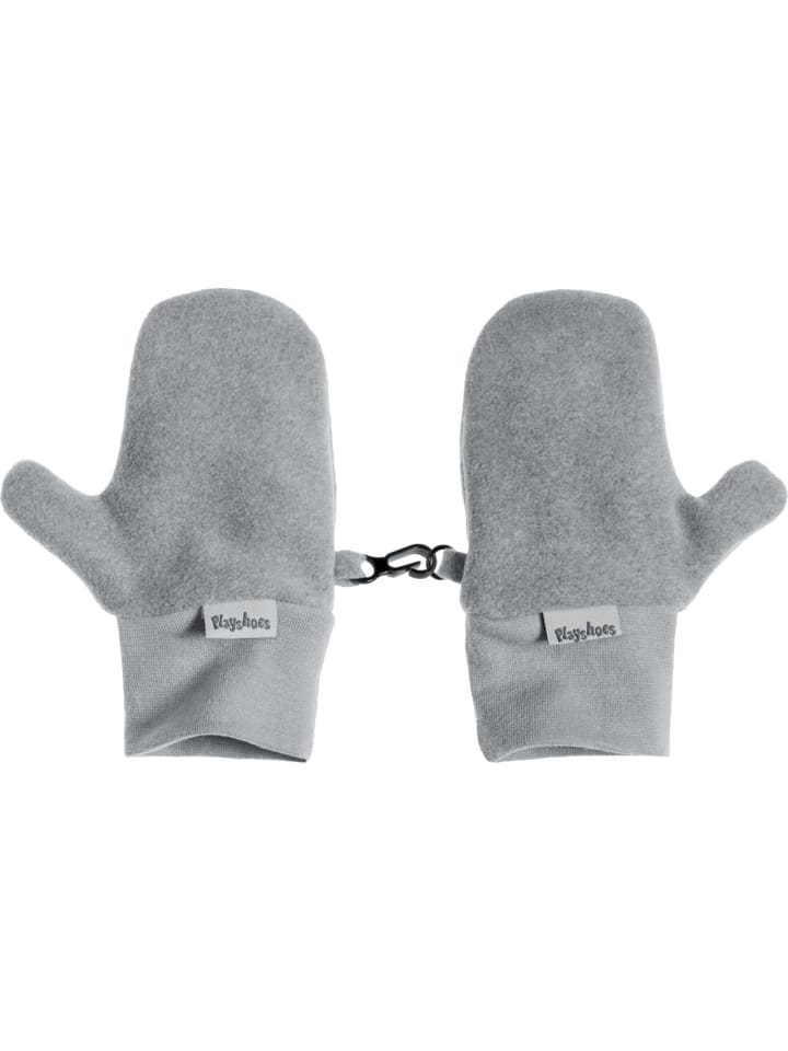 Fäustling Fleece in Grau