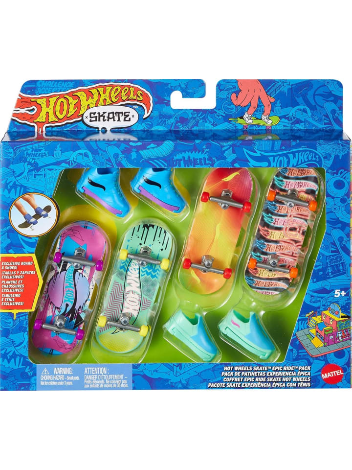 Skate Tony Hawk Griffbrett Boards + Skaterschuhe 4er Pack exklusives Set 5+