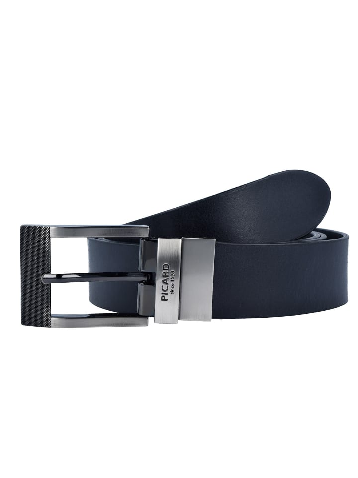 Wendegürtel Leder schwarz