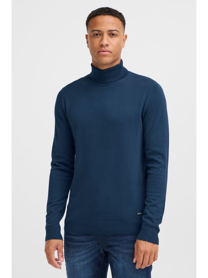 Rollkragenpullover BHWedat in Blau