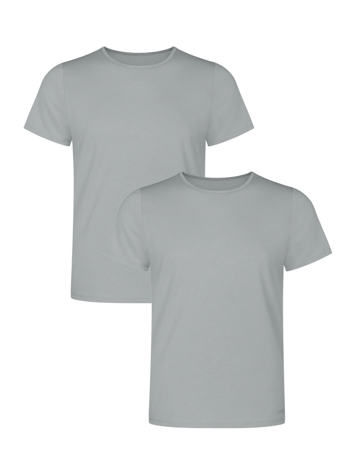 T-Shirt EVER Ease O-Neck in SILVER GREY