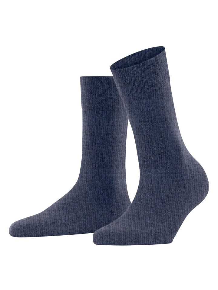 Socken 1er Pack in Dunkelblau (Melange)
