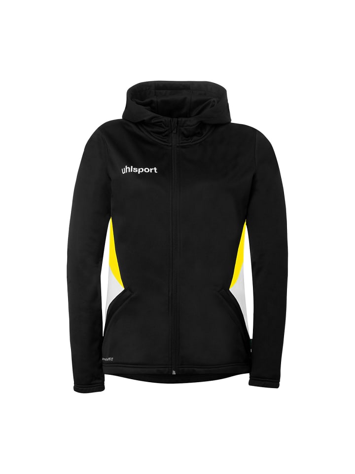 Trainingsjacke Equipe 29 Multi Hood Women in schwarz/weiß/limonengelb