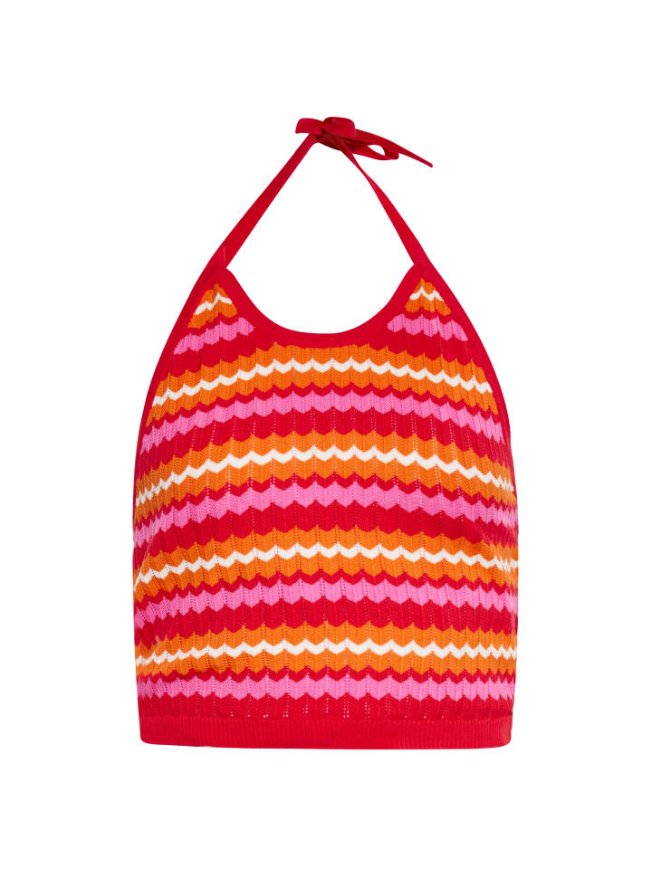 Damen Tank Top in ROT MEHRFARBIG