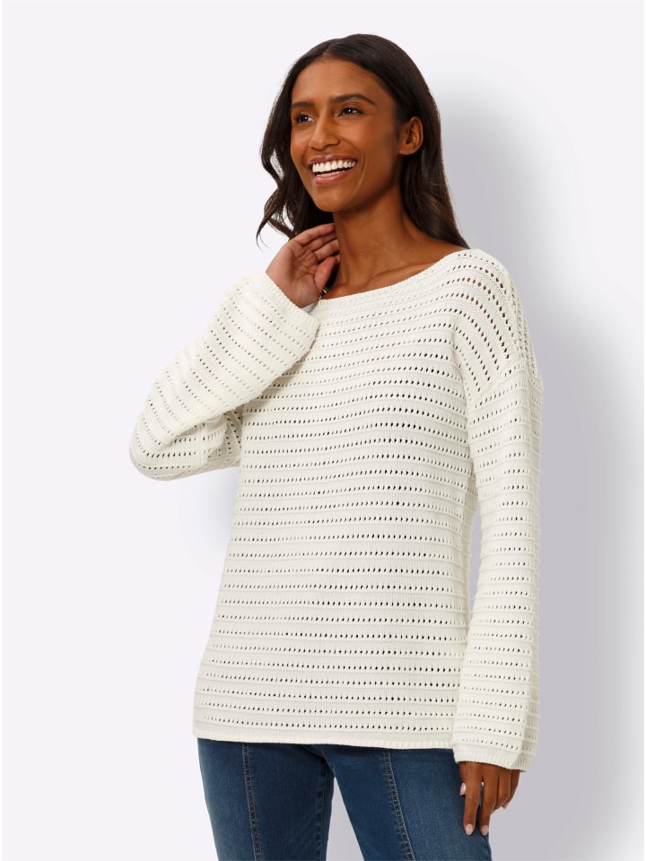 Pullover in ecru