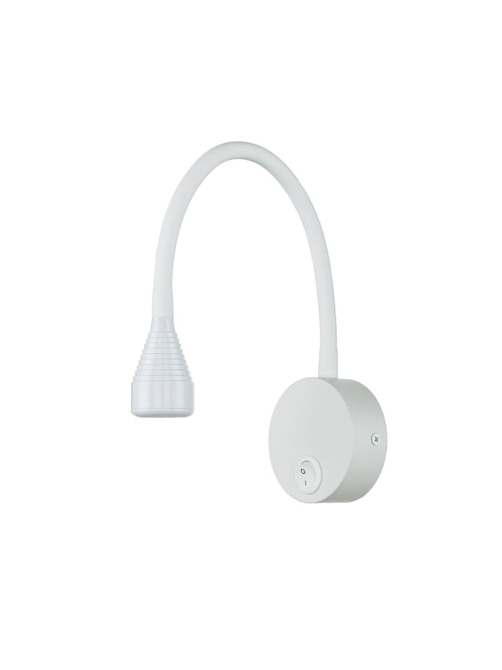 Wandlampe EEK G (B)7.5 x (H)41.5 cm in Weiß