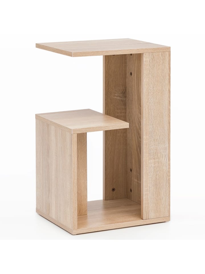 Beistelltisch in Braun / Spanplatte / 30x35x61