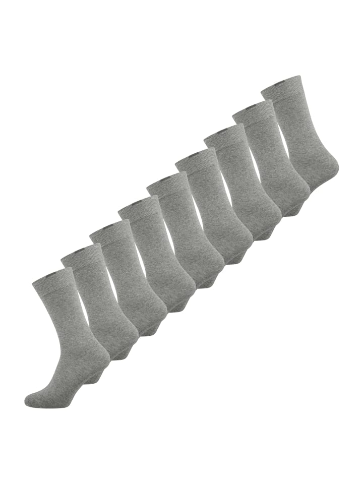 Basicsocken Passt Perfekt in hellgraumelange