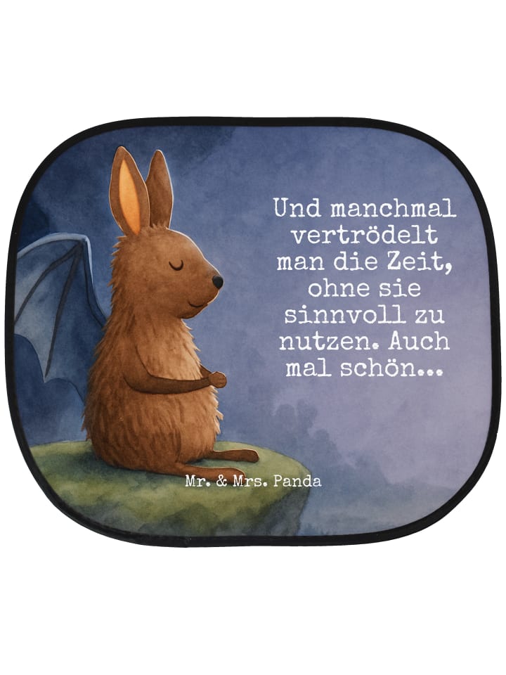 Sonnenschutz Auto Fledermaus Sitzen Design mit ... in Weiß