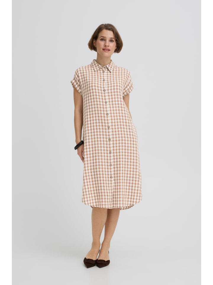 Casual BYFALAKKA Loose fit in WOODSMOKE CHECK
