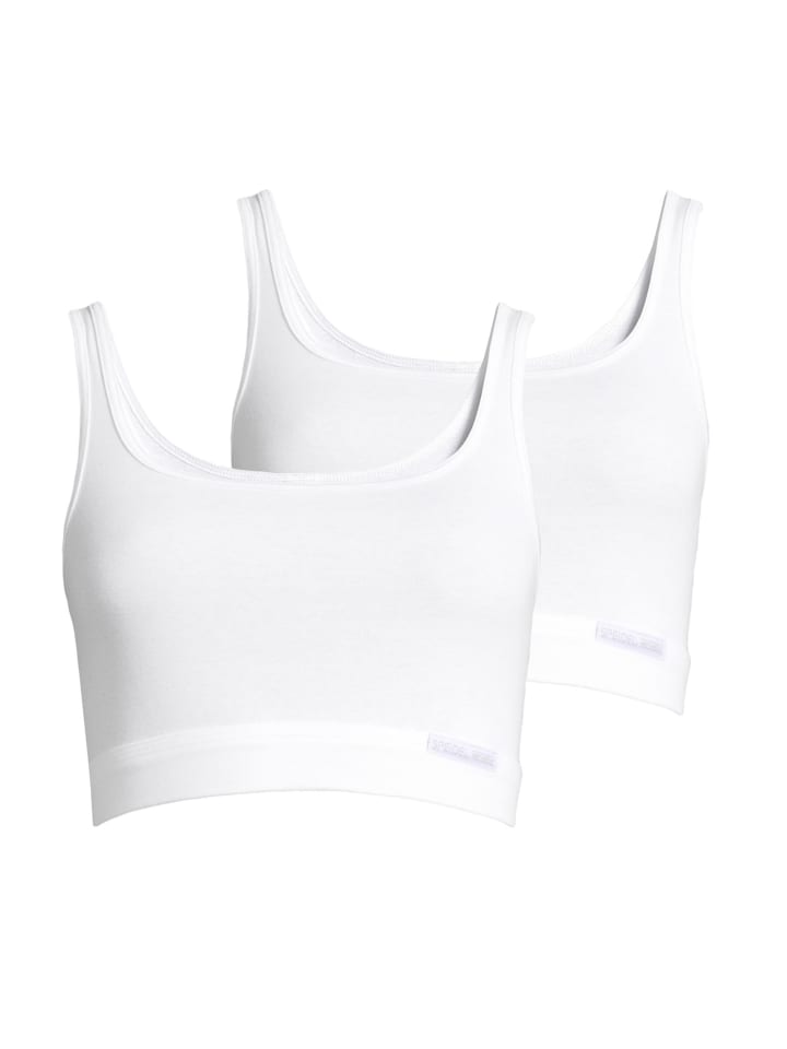 Bustier bio.cotton in Weiß