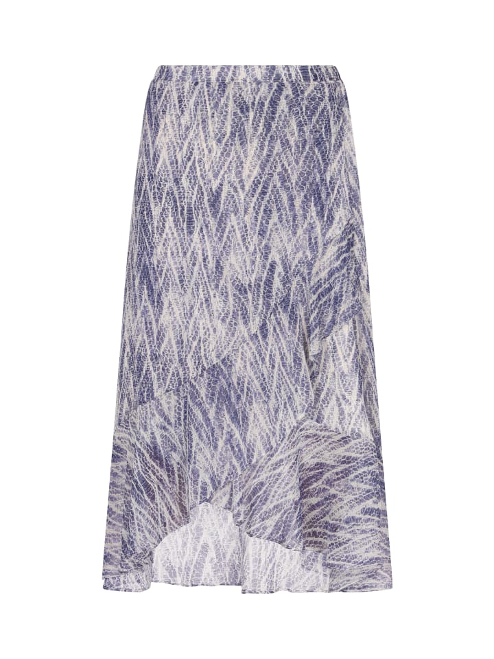 Damen Rock in Blau Mehrfarbig