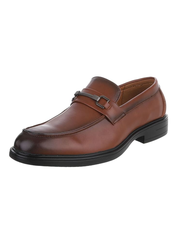 Halbschuh in Camel