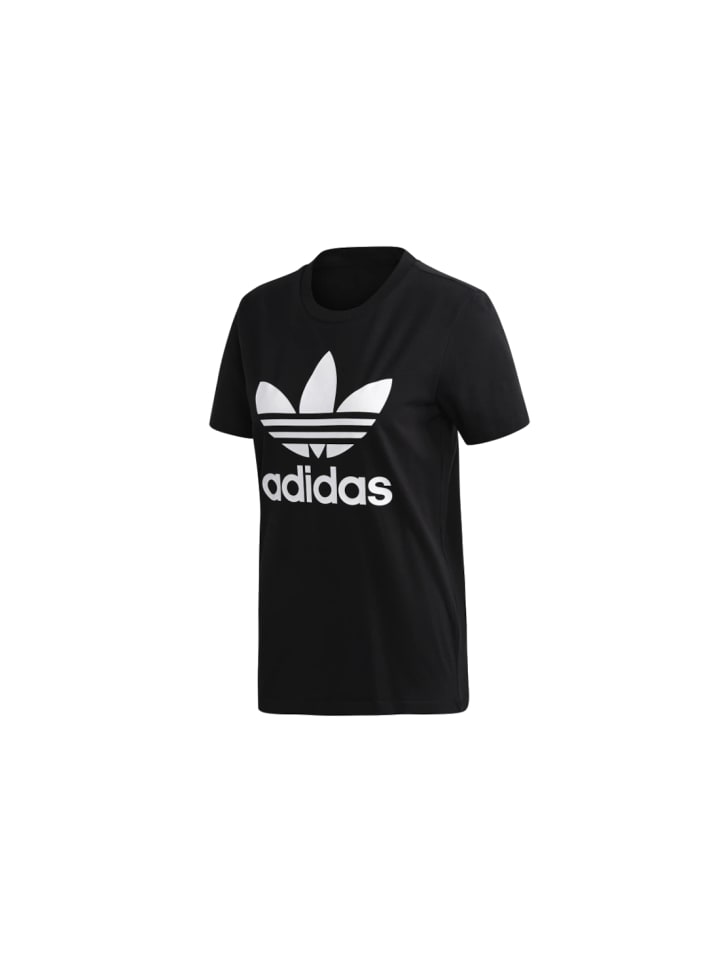adidas Trefoil Tee in Schwarz
