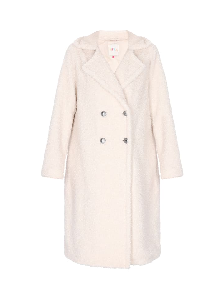Damen Coat in Wollweiss