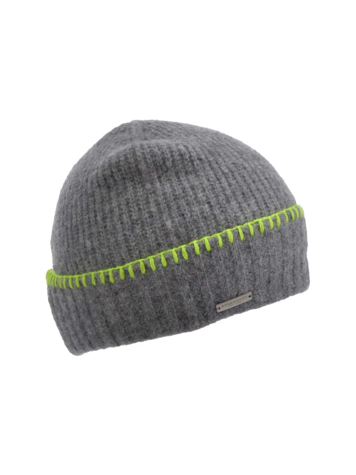 Strickmütze in schwarz
