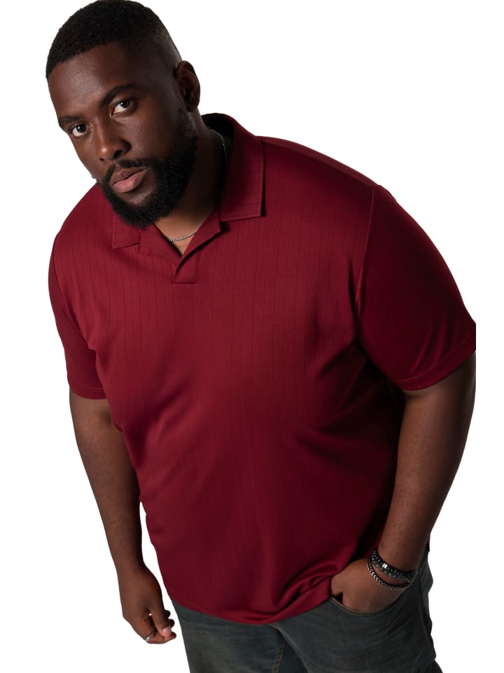 Poloshirt in dunkelrot