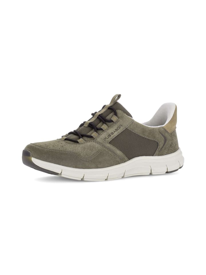 Sneaker low in grün