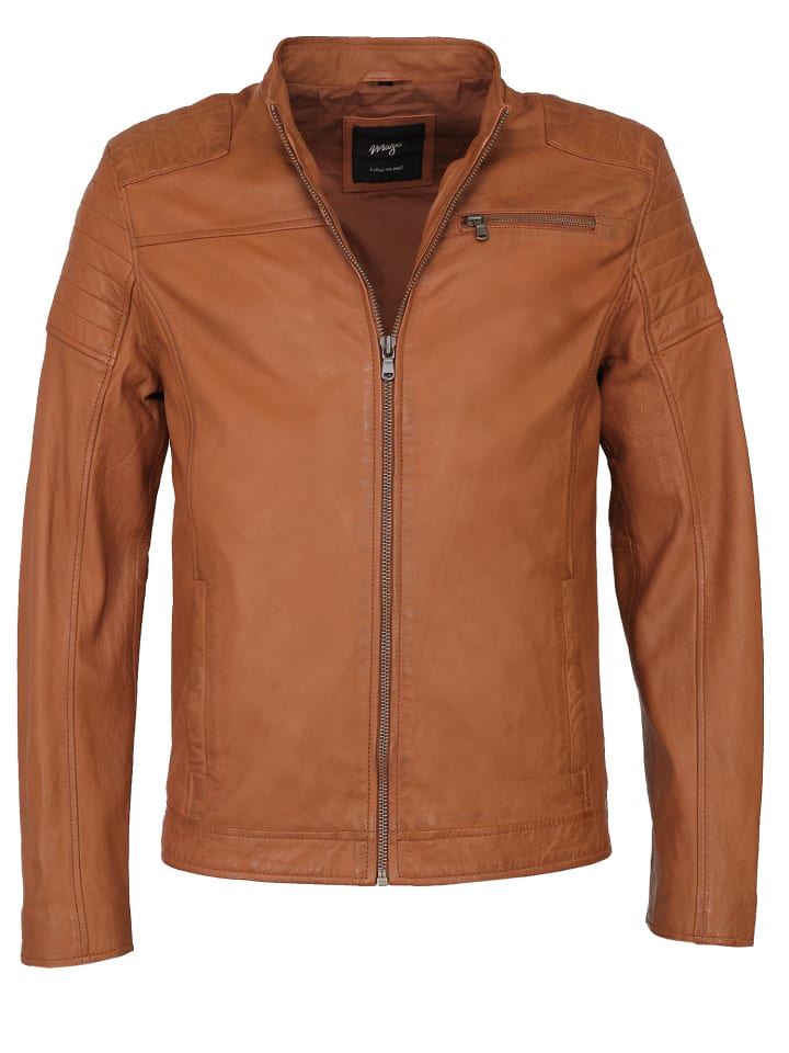 Lederjacke Rocha in brandy