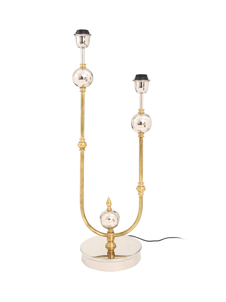 Tischlampe Cosima 425 in silber - gold