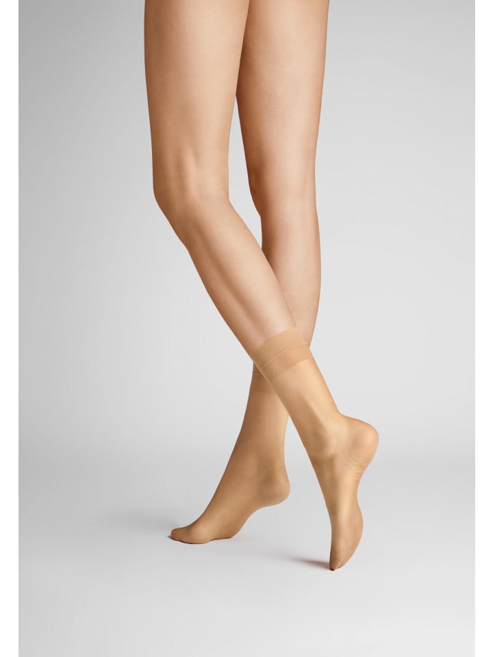 Feinsöckchen Simply Shine 15 2-Pack soft in Skin