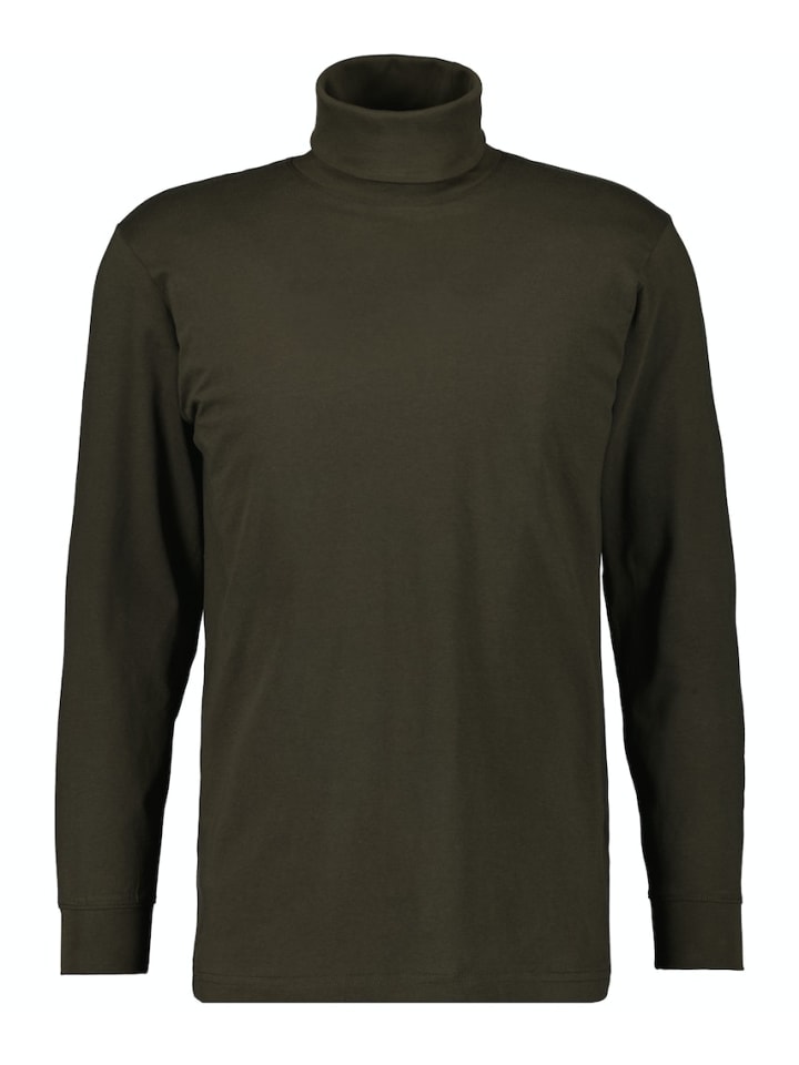 Langarm-T-Shirt in grün