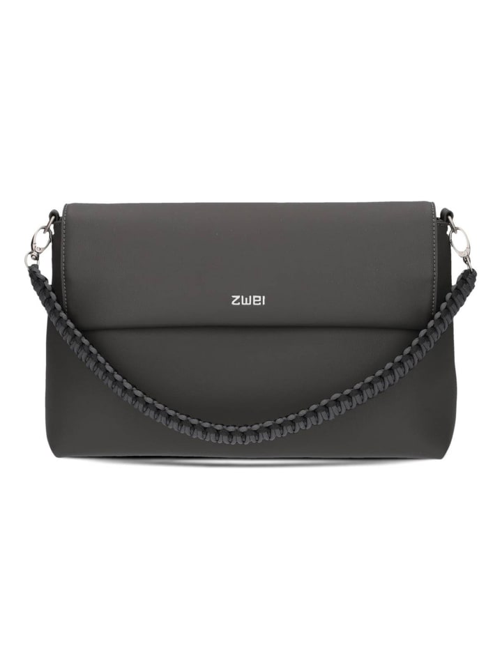 Yuna Schultertasche 32 cm stone