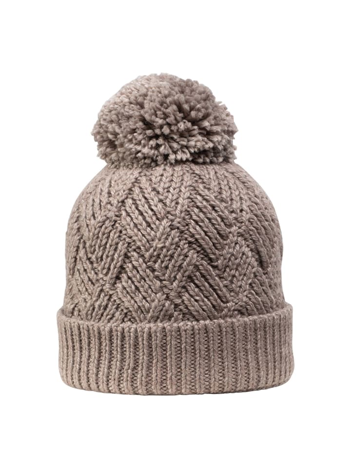 Strickmütze in grau