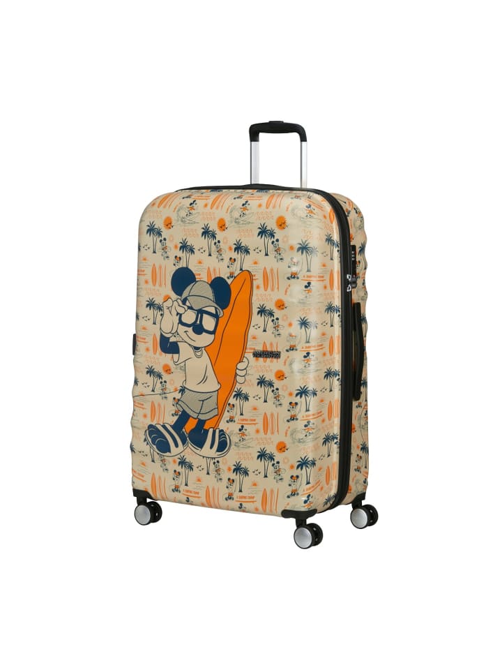 Wavebreaker Disney Spinner 77 cm mit TSA-Zahlenschloss in Mickey Super Surfer